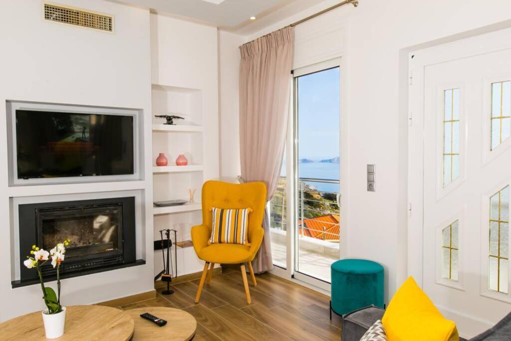 Vila Chrysi'S Ocean View Retreat Kerames Exteriér fotografie